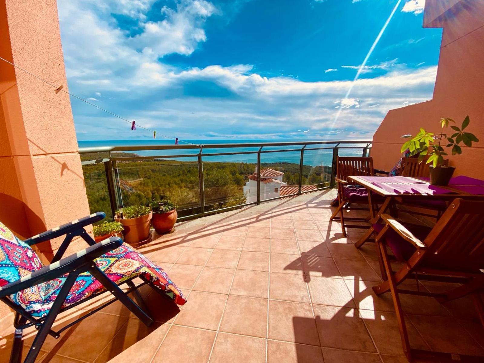 Precioso ático en la Sierra de Irta Apartamento Alcossebre Exterior foto