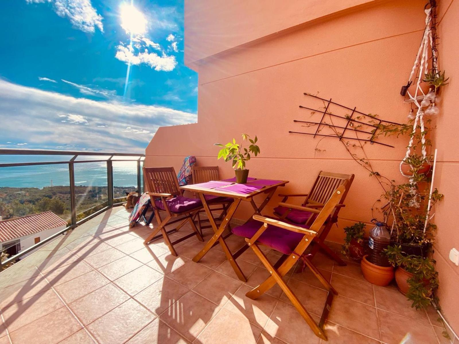 Precioso ático en la Sierra de Irta Apartamento Alcossebre Exterior foto
